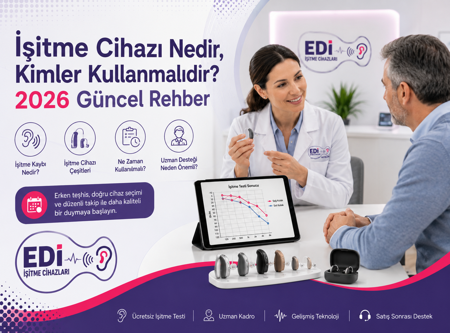 İşitme Cihazı Nedir, Kimler Kullanmalıdır? 2026 Rehberi