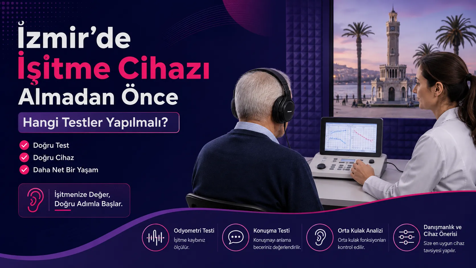 İzmir’de İşitme Cihazı Öncesi Yapılması Gereken Testler